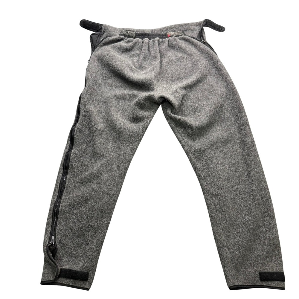 L.L. Bean Vintage Pants Men's Size XL Gray Fleece Lined Zip Off Warm Outdoor